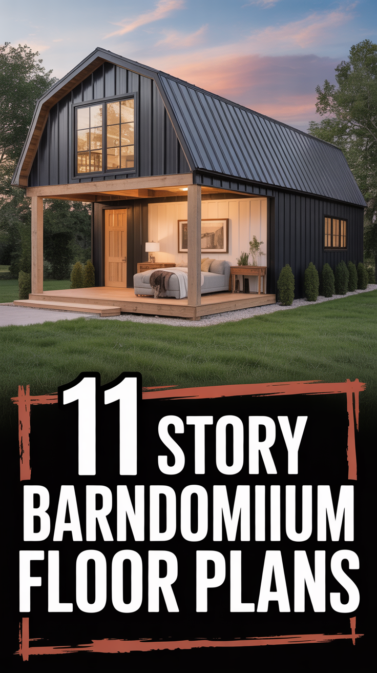 🏡 11 1 Story Barndominium Floor Plans