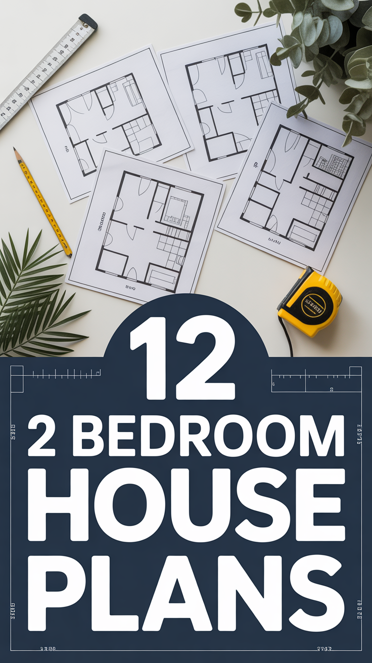 🏡 12 2 Bedroom House Plans