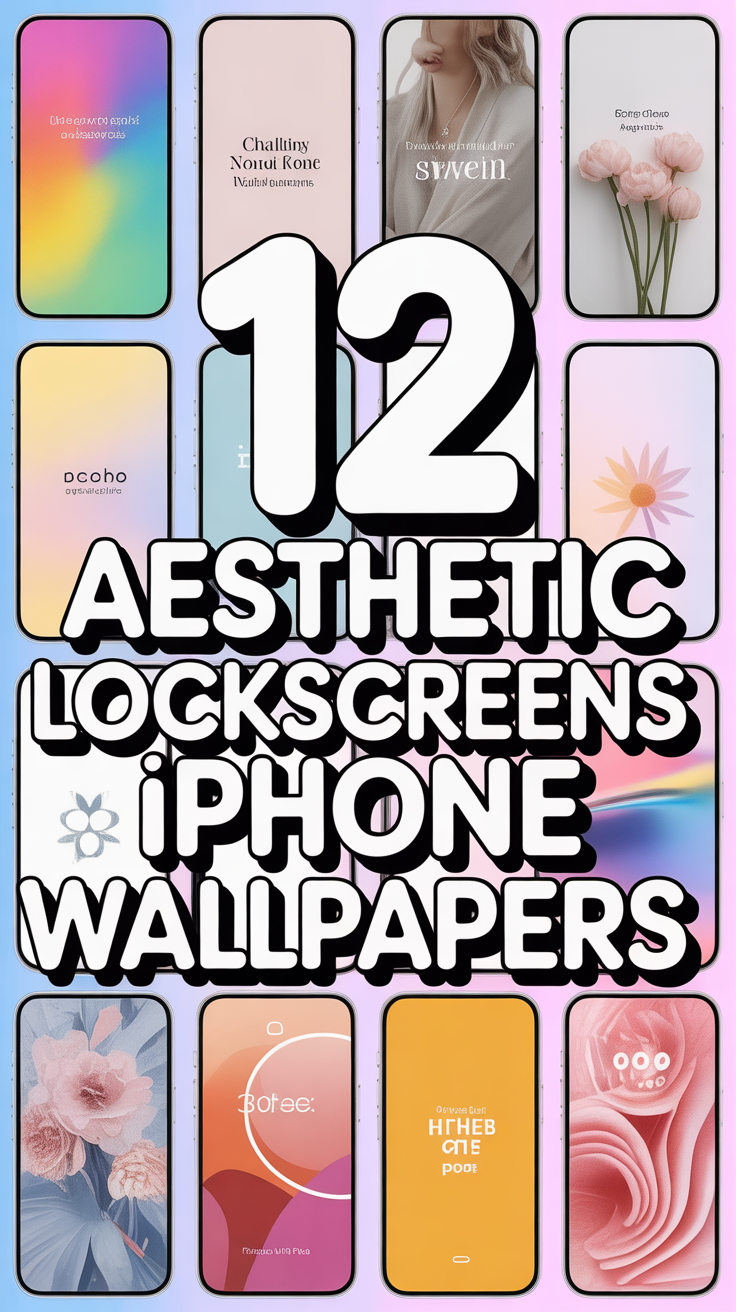 🌈 12 Aesthetic Lockscreens Iphone Wallpapers