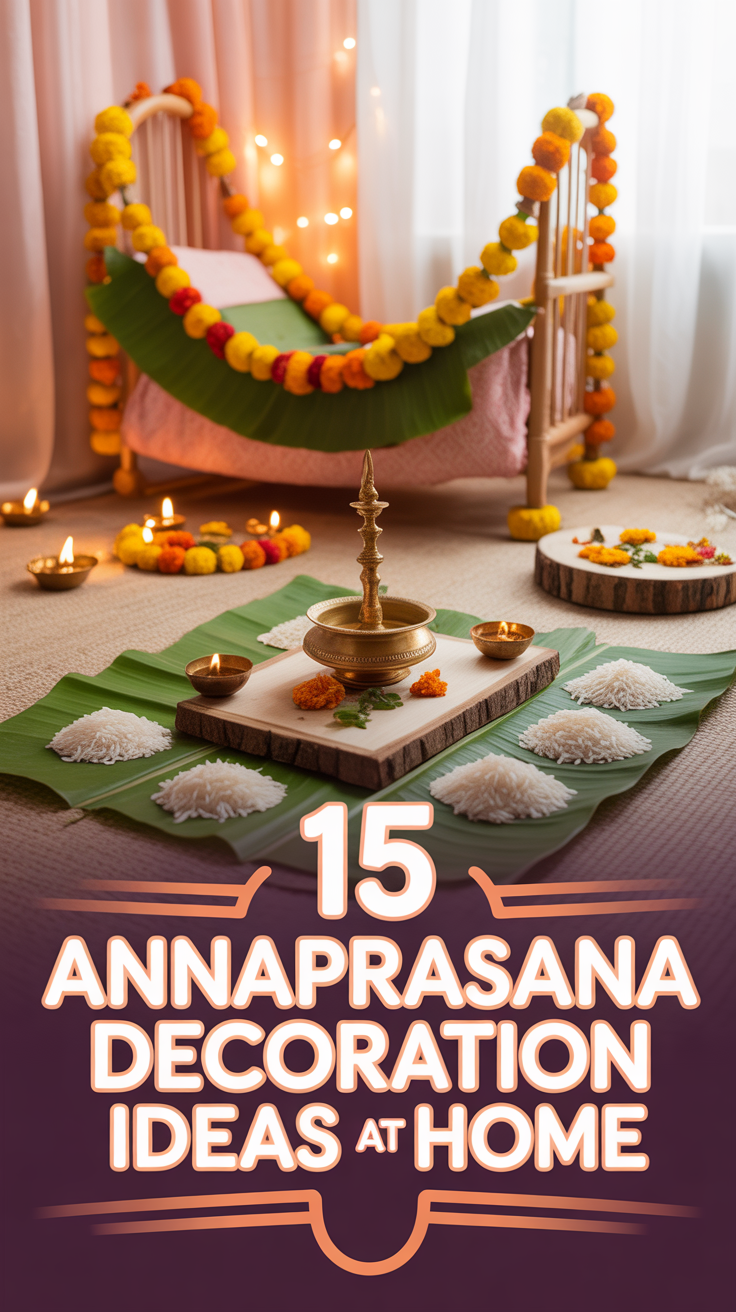 🍼 15 Annaprasana Decoration Ideas At Home