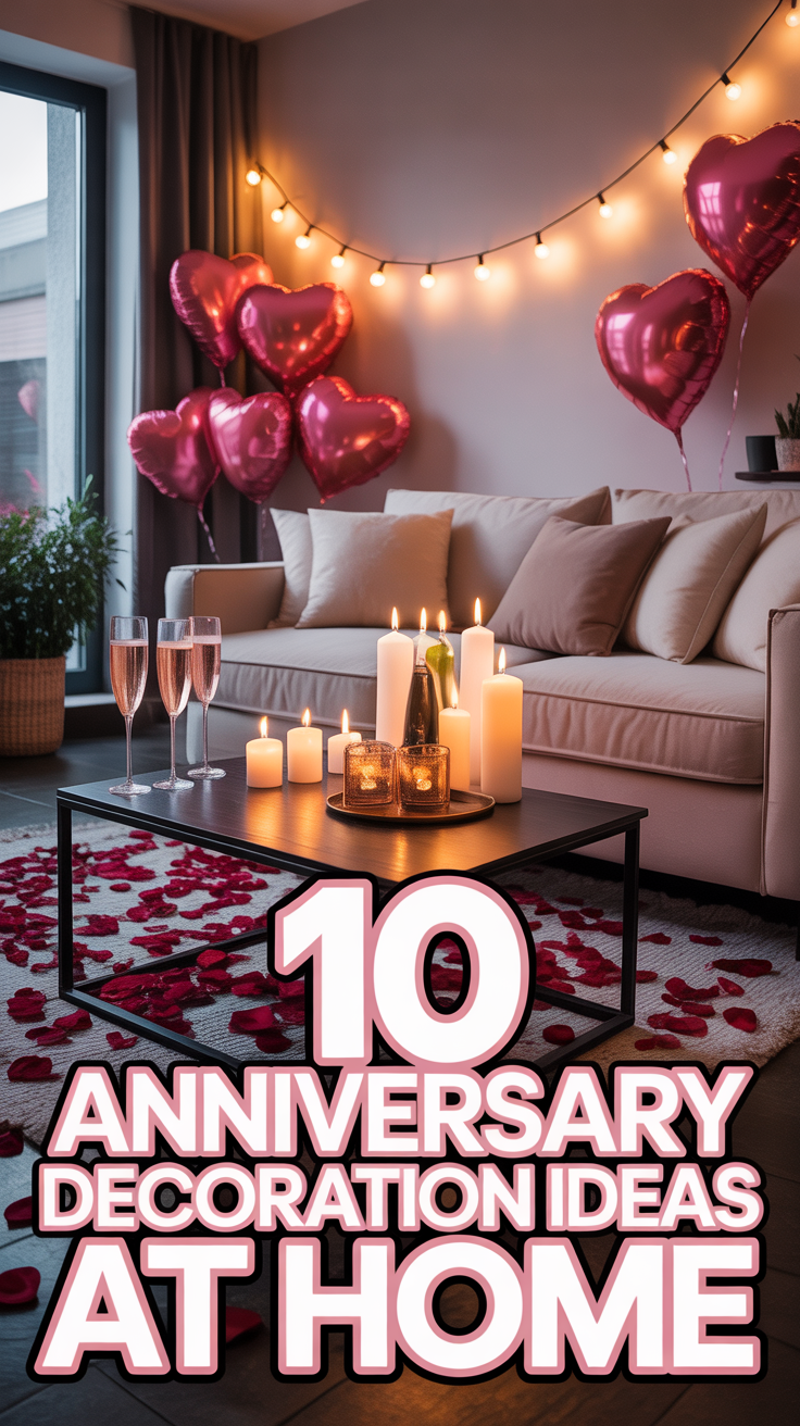 💞 10 Anniversary Decoration Ideas At Home
