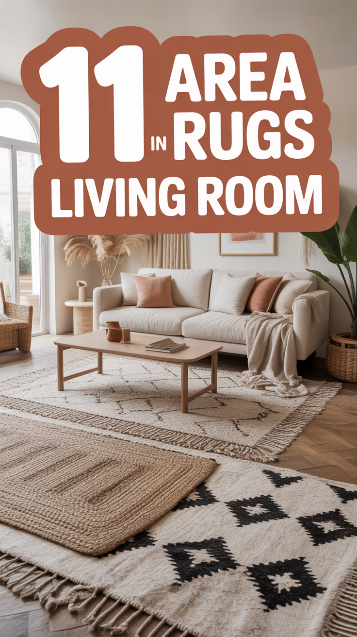 🧶 11 Area Rugs In Living Room
