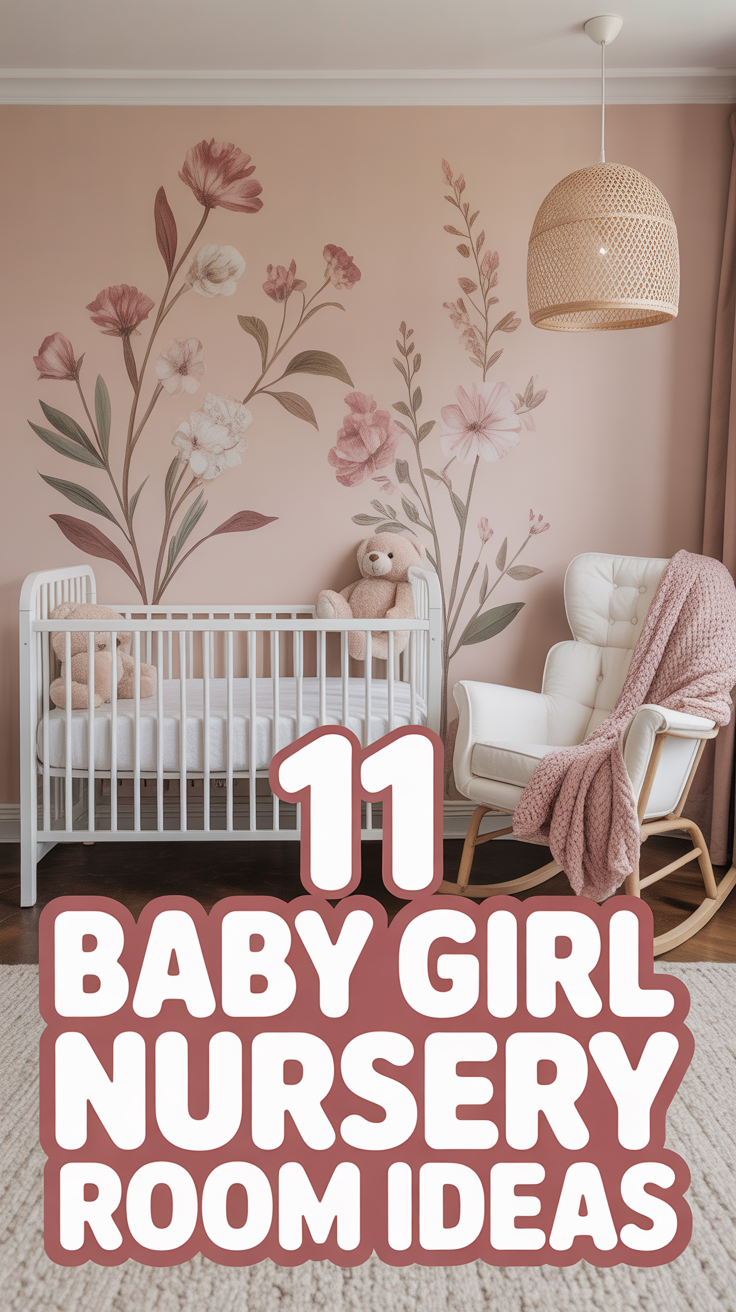 🧸 11 Baby Girl Nursery Room Ideas