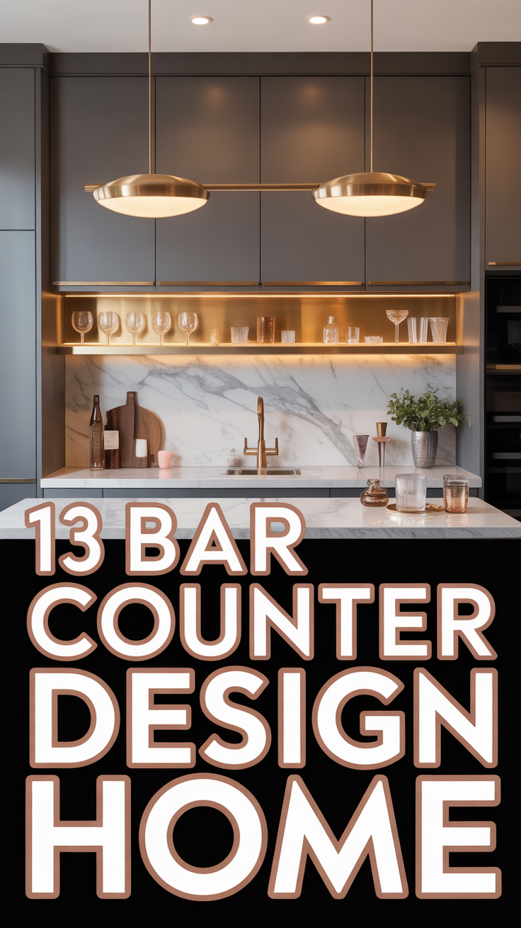 🍹 13 Bar Counter Design Home