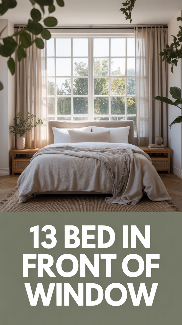 🪟 13 Bed In Front Of Window