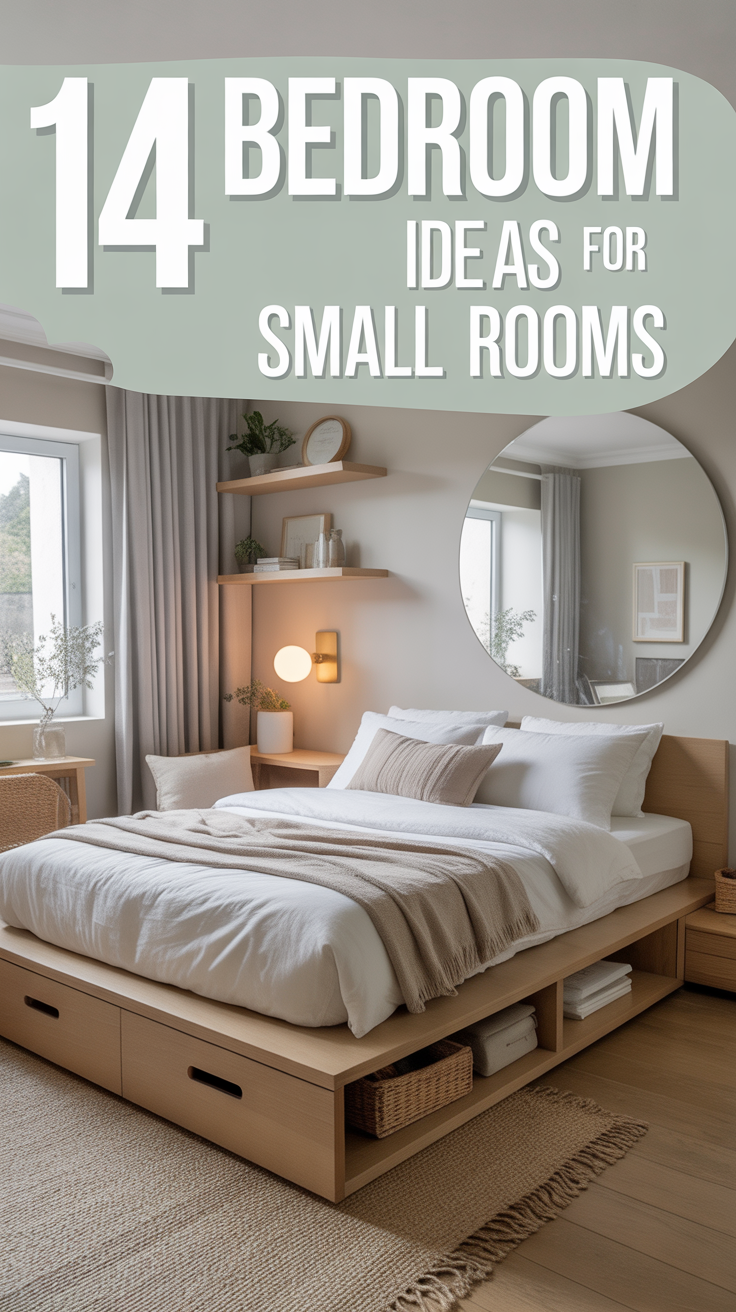 🛏️ 14 Bedroom Ideas For Small Rooms