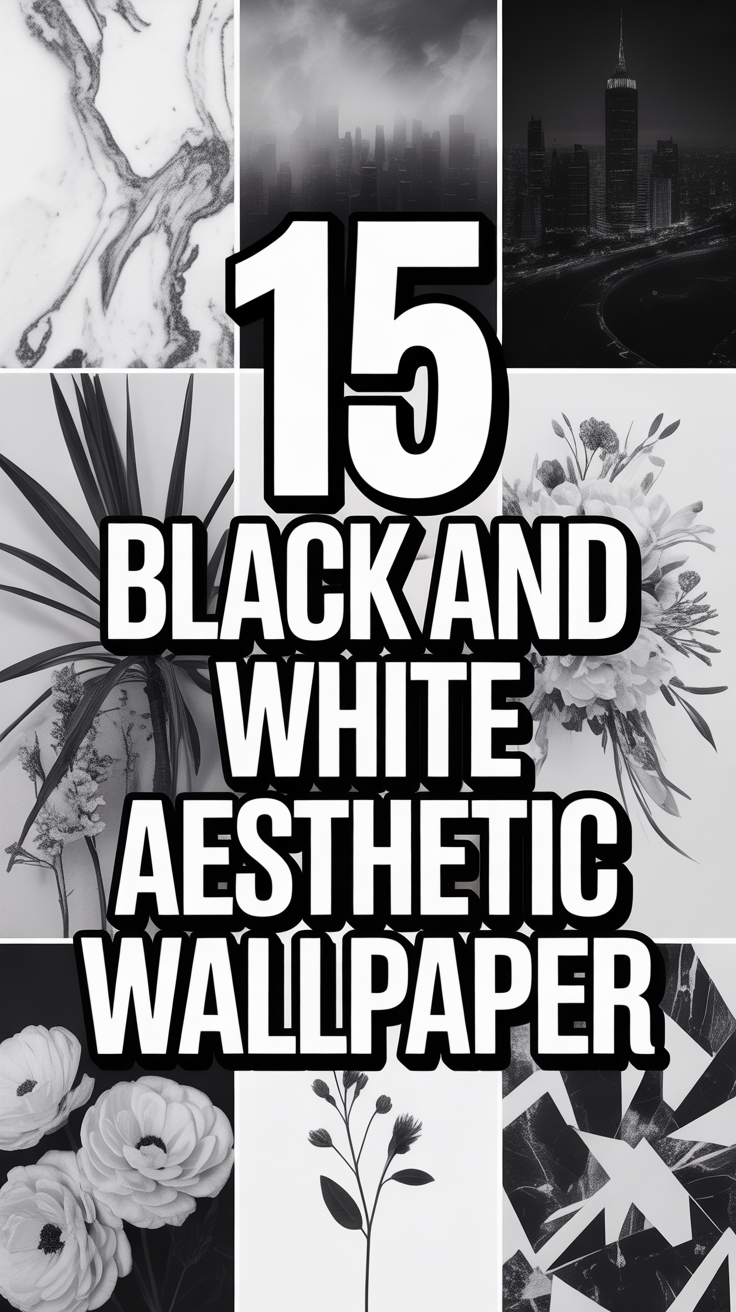 🖤 15 Black And White Aesthetic Wallpaper