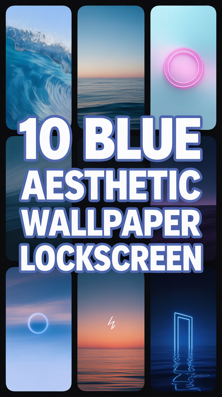 💙 10 Blue Aesthetic Wallpaper Lockscreen