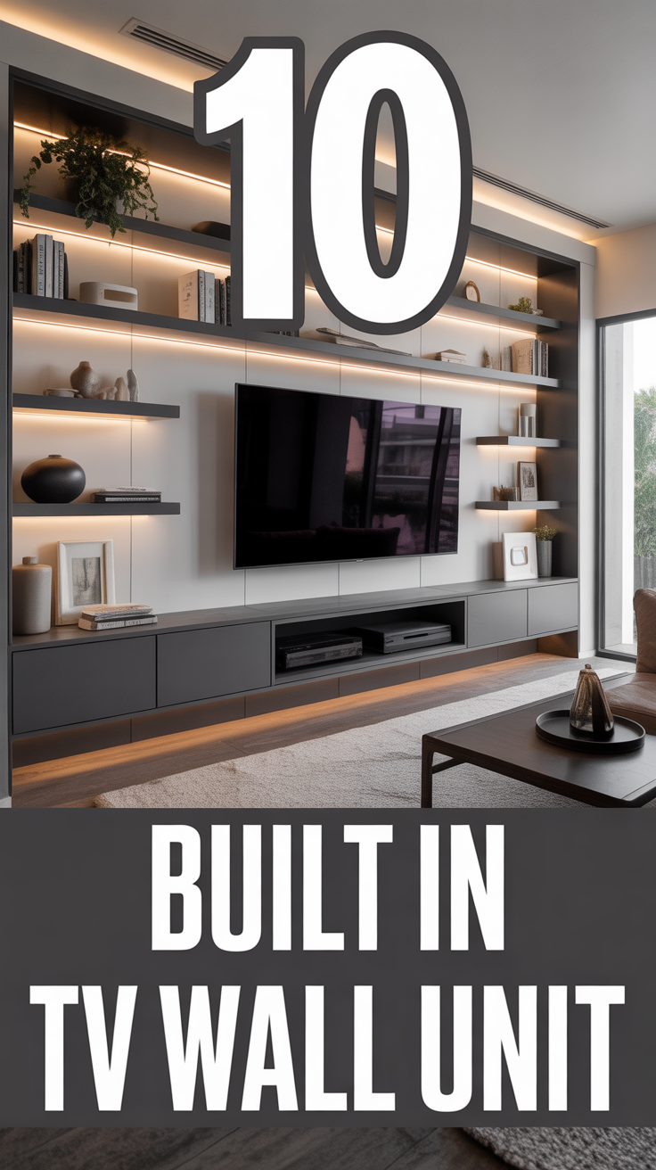 📺️ 10 Built In Tv Wall Unit