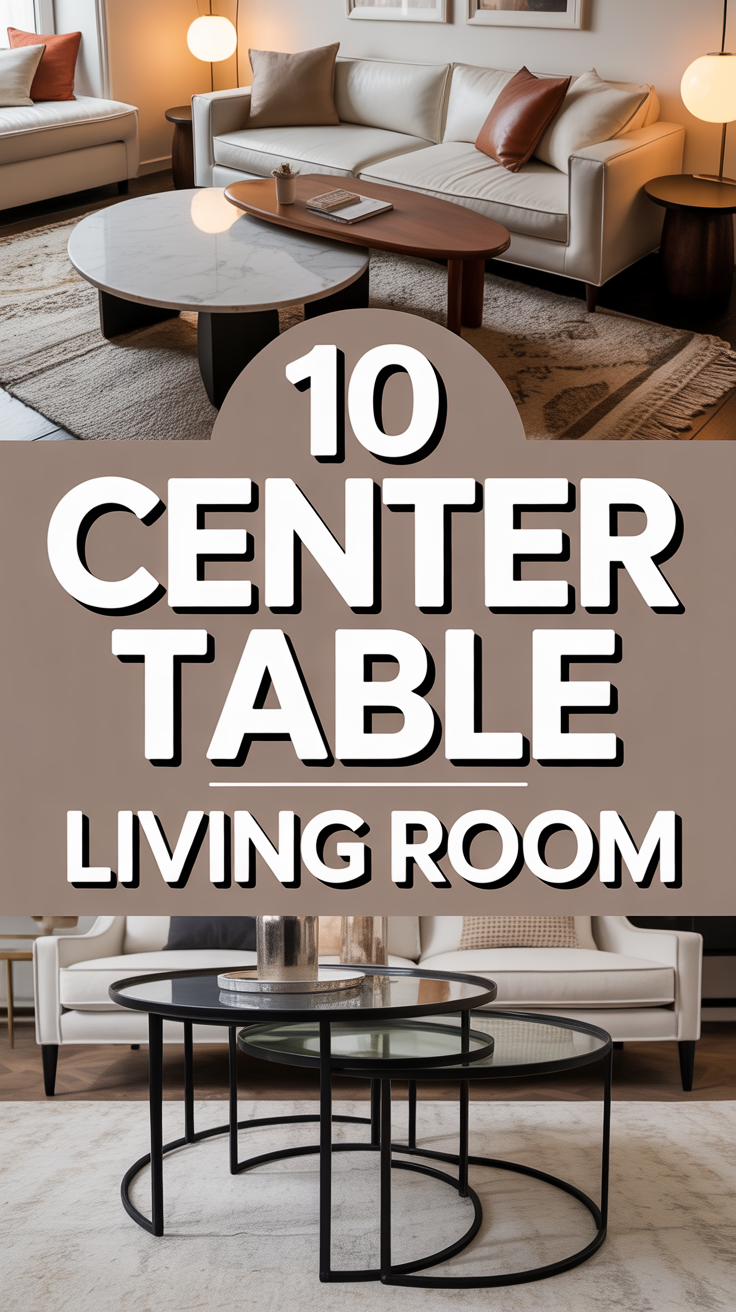 🛋️ 10 Center Table Living Room