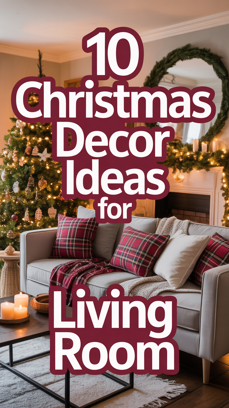 🎄 10 Christmas Decor Ideas For Living Room