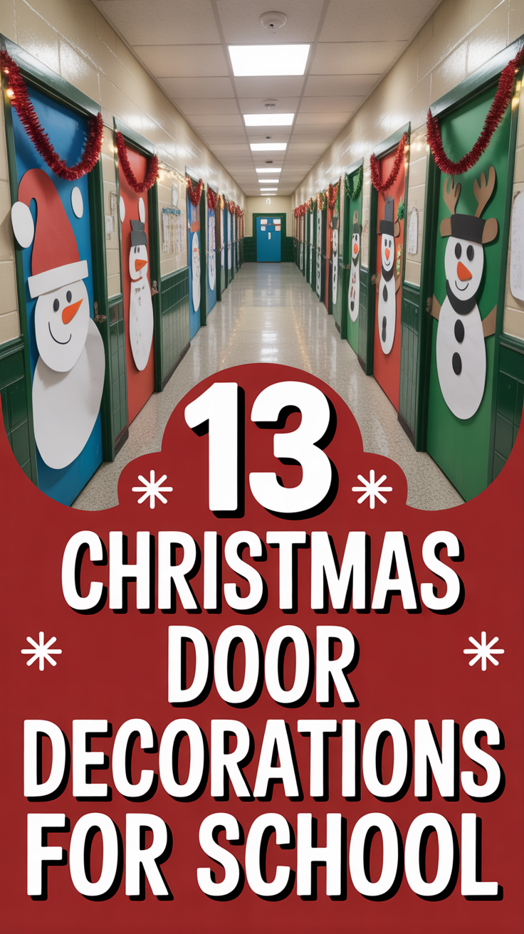 🎄 13 Christmas Door Decorations For School