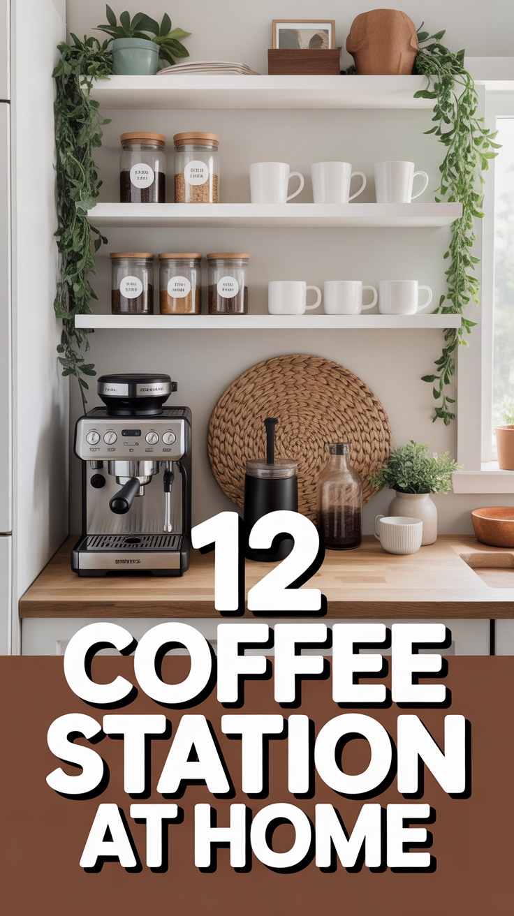 ☕ 12 Coffee Station At Home