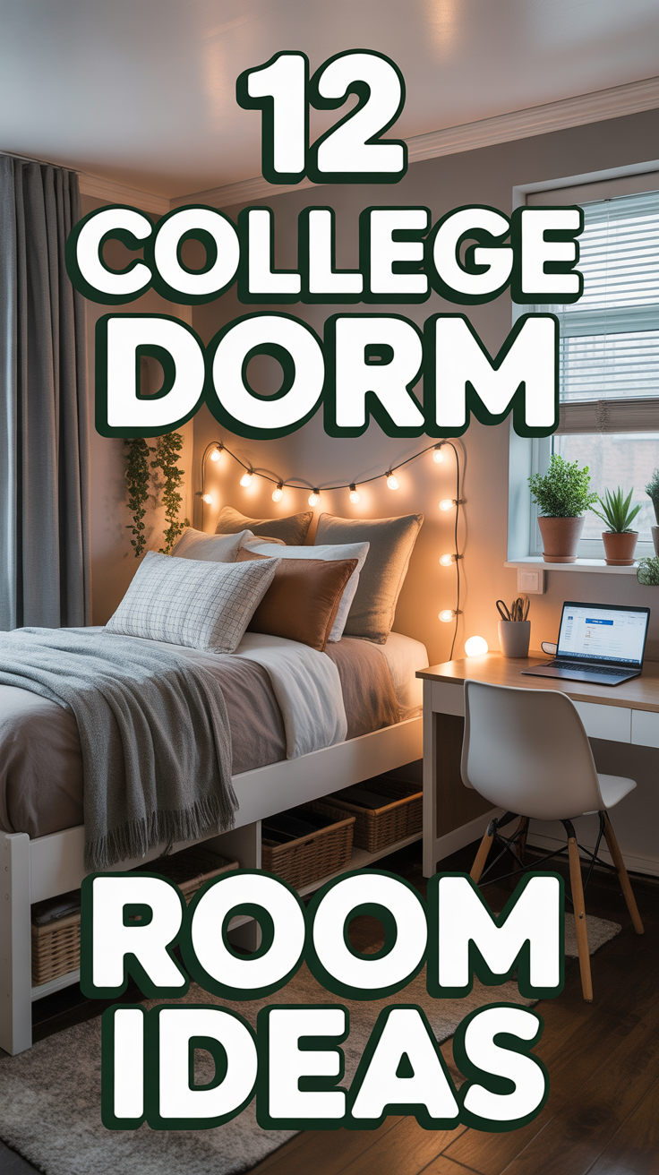 🧠 12 College Dorm Room Ideas