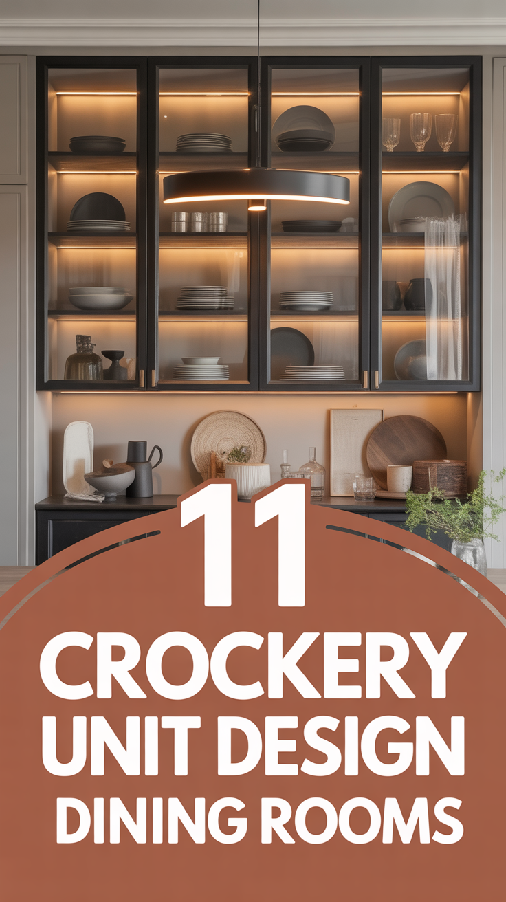 🍽️ 11 Crockery Unit Design Dining Rooms