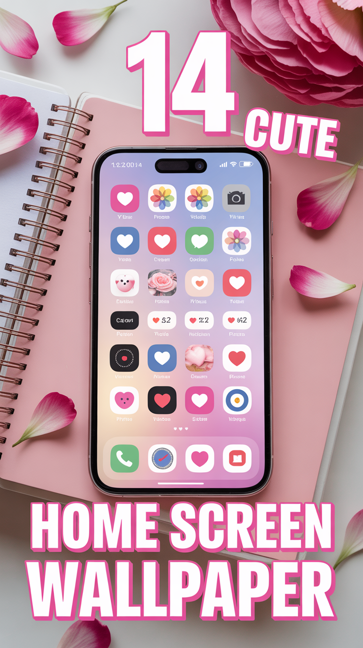 🌸 14 Cute Home Screen Wallpaper