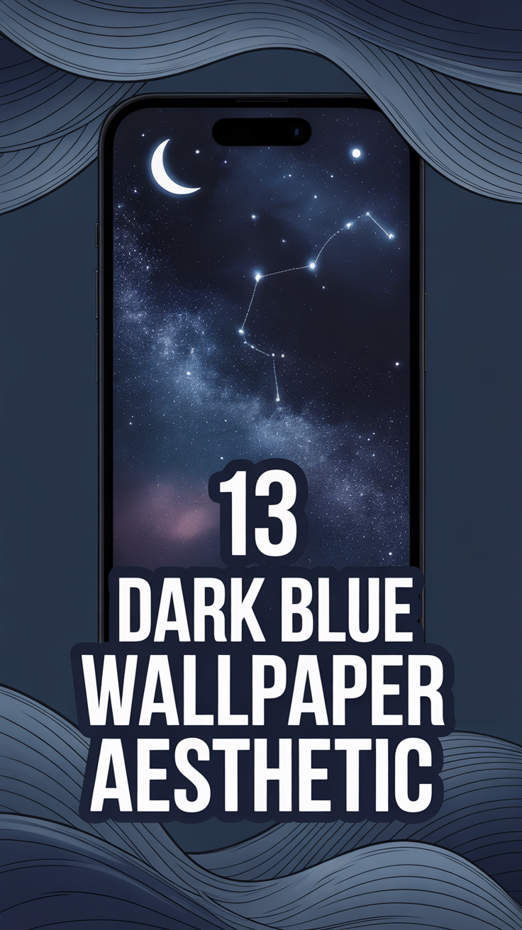 🌌 13 Dark Blue Wallpaper Aesthetic
