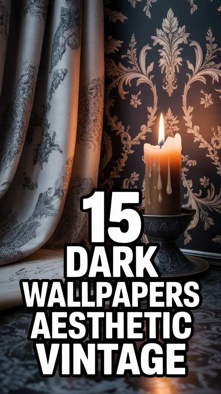 🕯️ 15 Dark Wallpapers Aesthetic Vintage