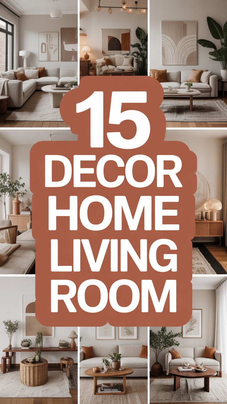 🛋️ 15 Decor Home Living Room