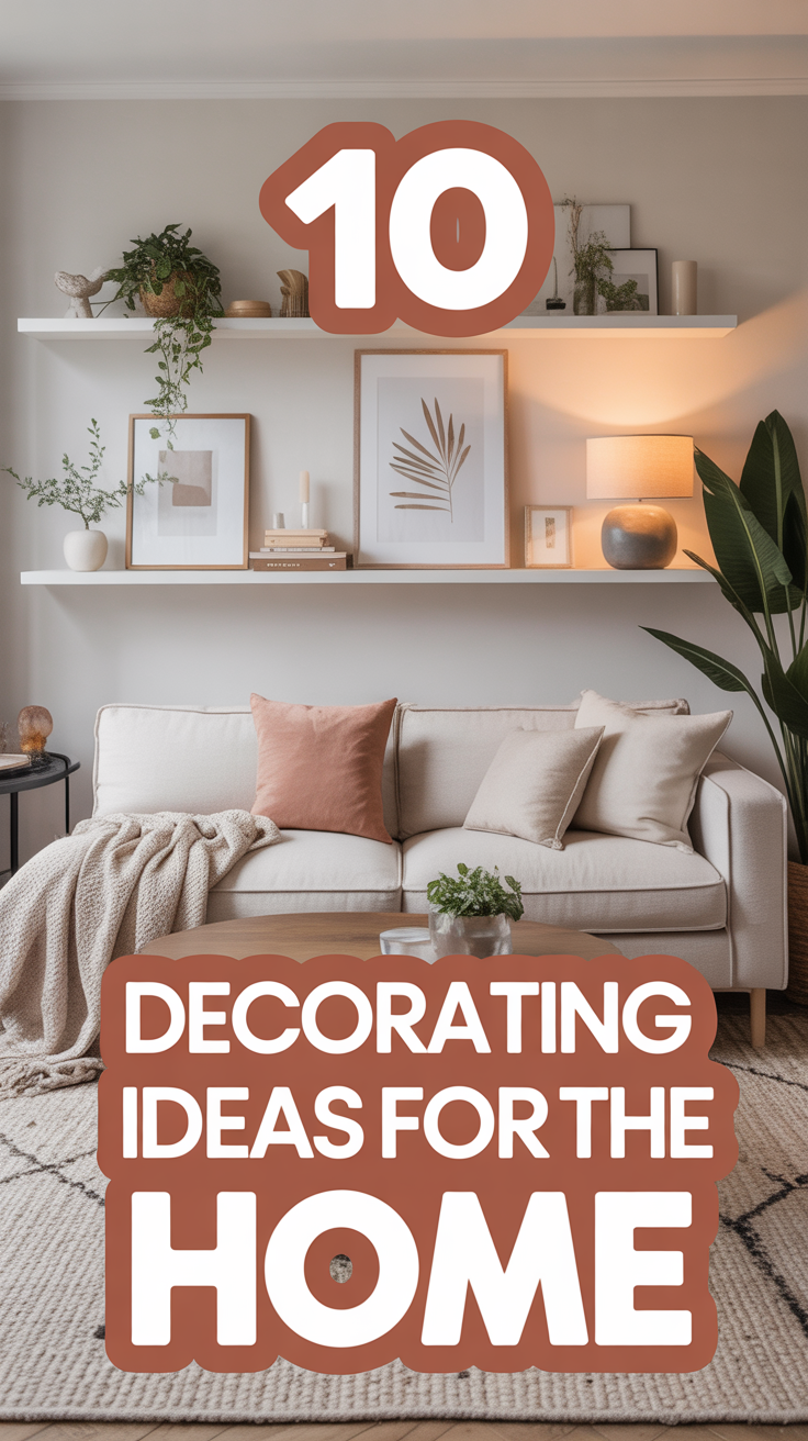🛋️ 10 Decorating Ideas For The Home