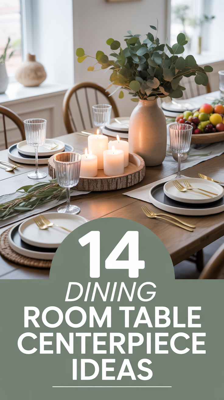 🌿 14 Dining Room Table Centerpiece Ideas
