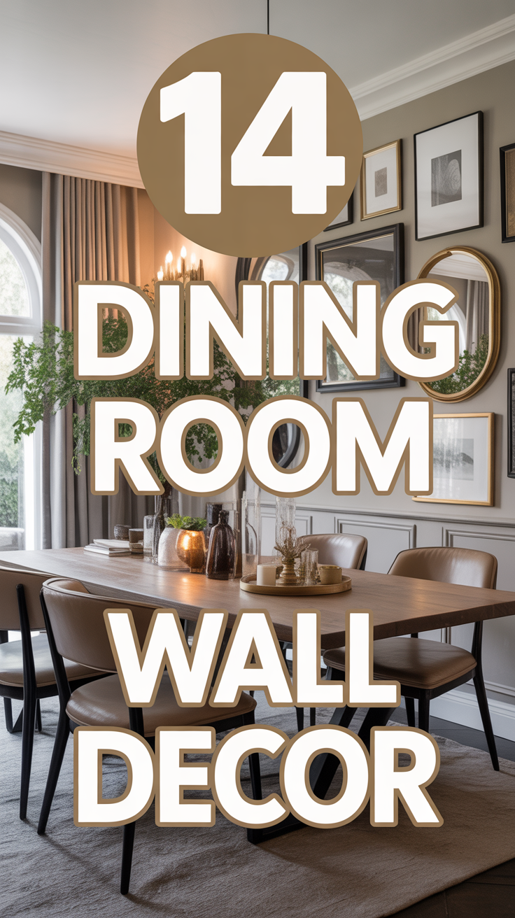 🖼️ 14 Dining Room Wall Decor