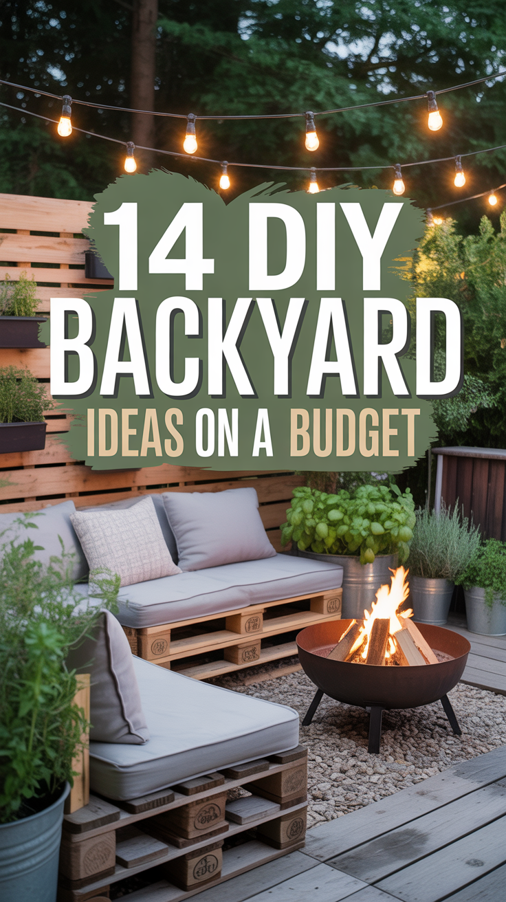 🌿 14 DIY Backyard Ideas On A Budget