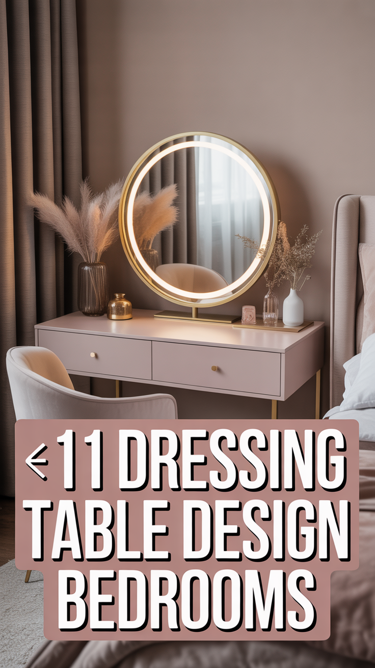 🪞 11 Dressing Table Design Bedrooms
