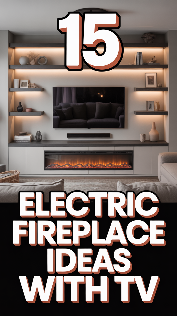 🔥 15 Electric Fireplace Ideas With TV
