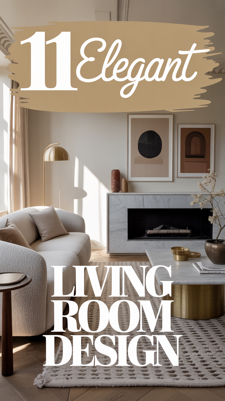 🛋️ 11 Elegant Living Room Design