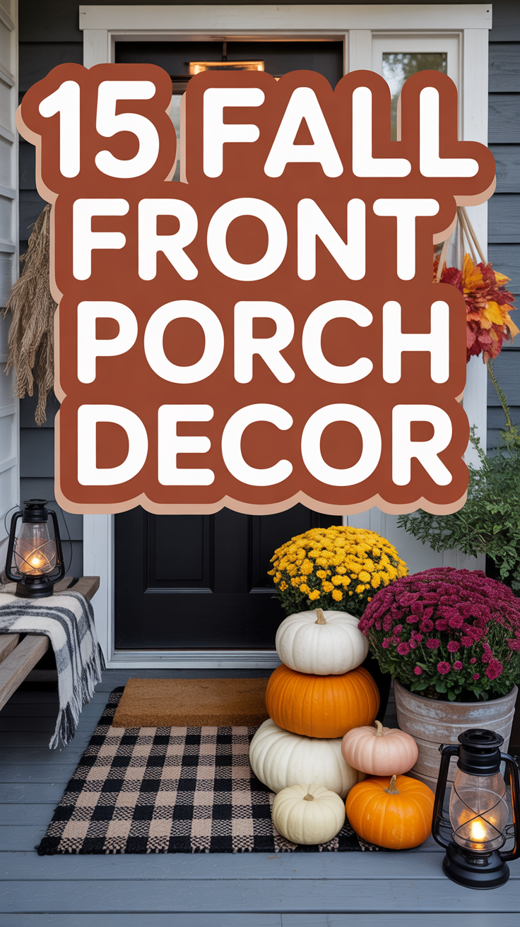🍁 15 Fall Front Porch Decor