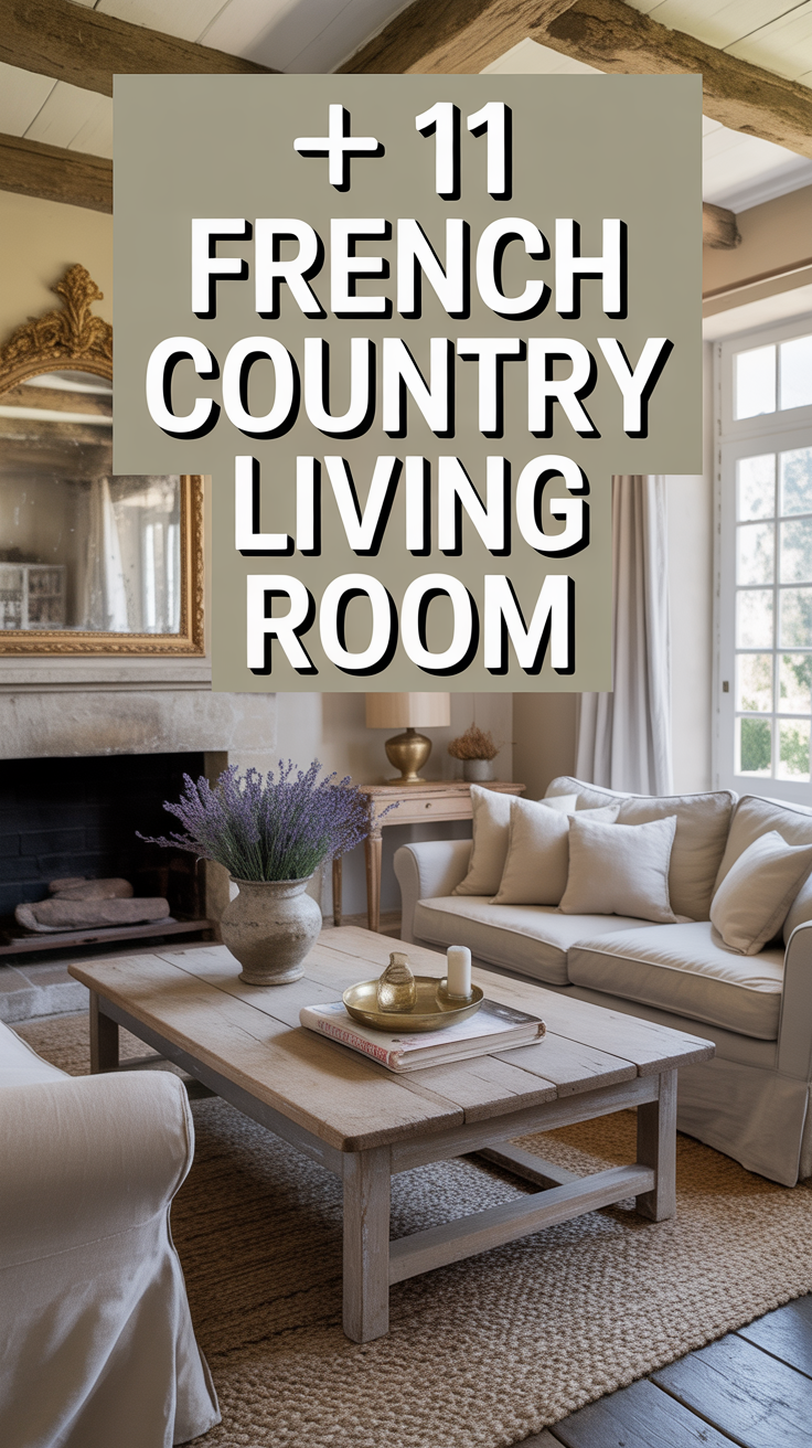 🪞 11 French Country Living Room
