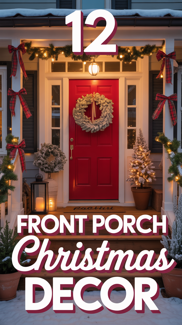 🎄 12 Front Porch Christmas Decor