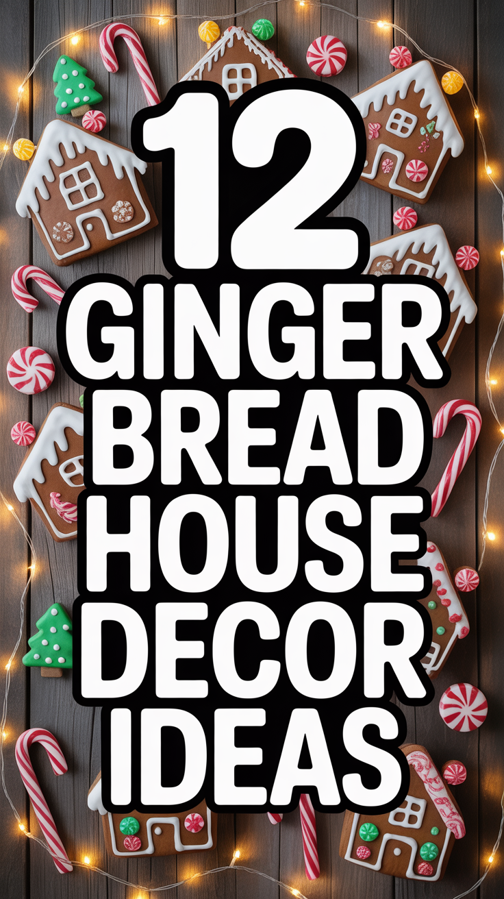 🏠 12 Ginger Bread House Decor Ideas