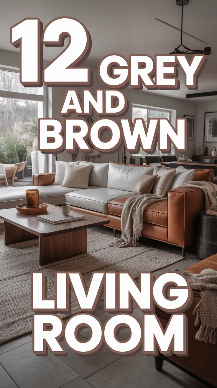 🛋️ 12 Grey And Brown Living Room