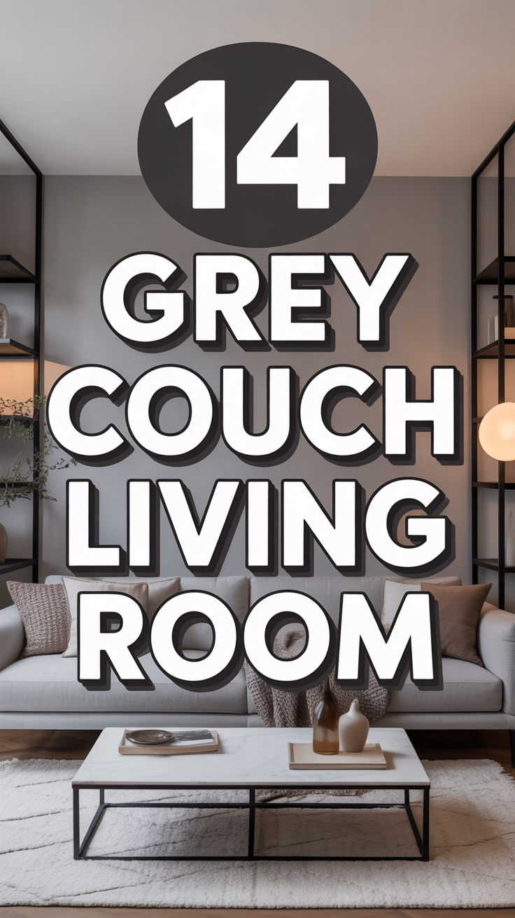 🛋️ 14 Grey Couch Living Room