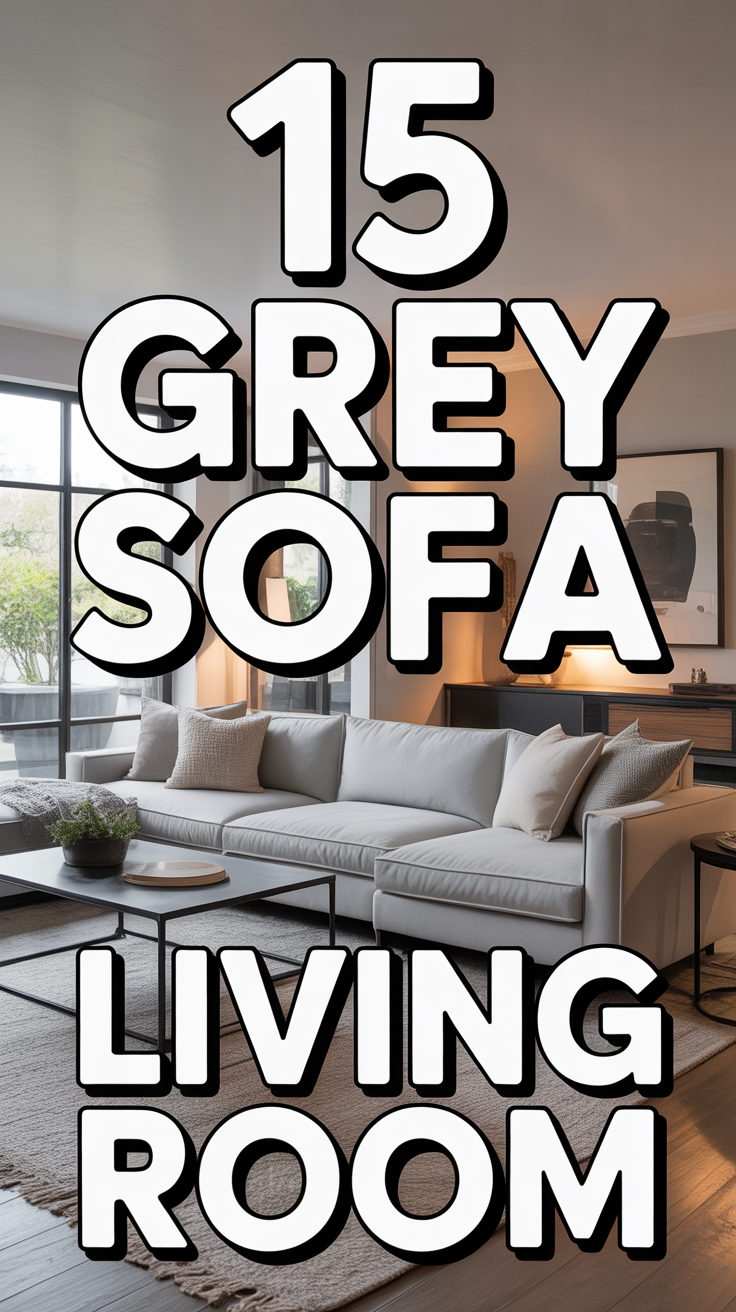 🛋️ 15 Grey Sofa Living Room