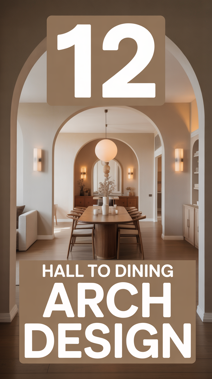 🏛️ 12 Hall To Dining Arch Design