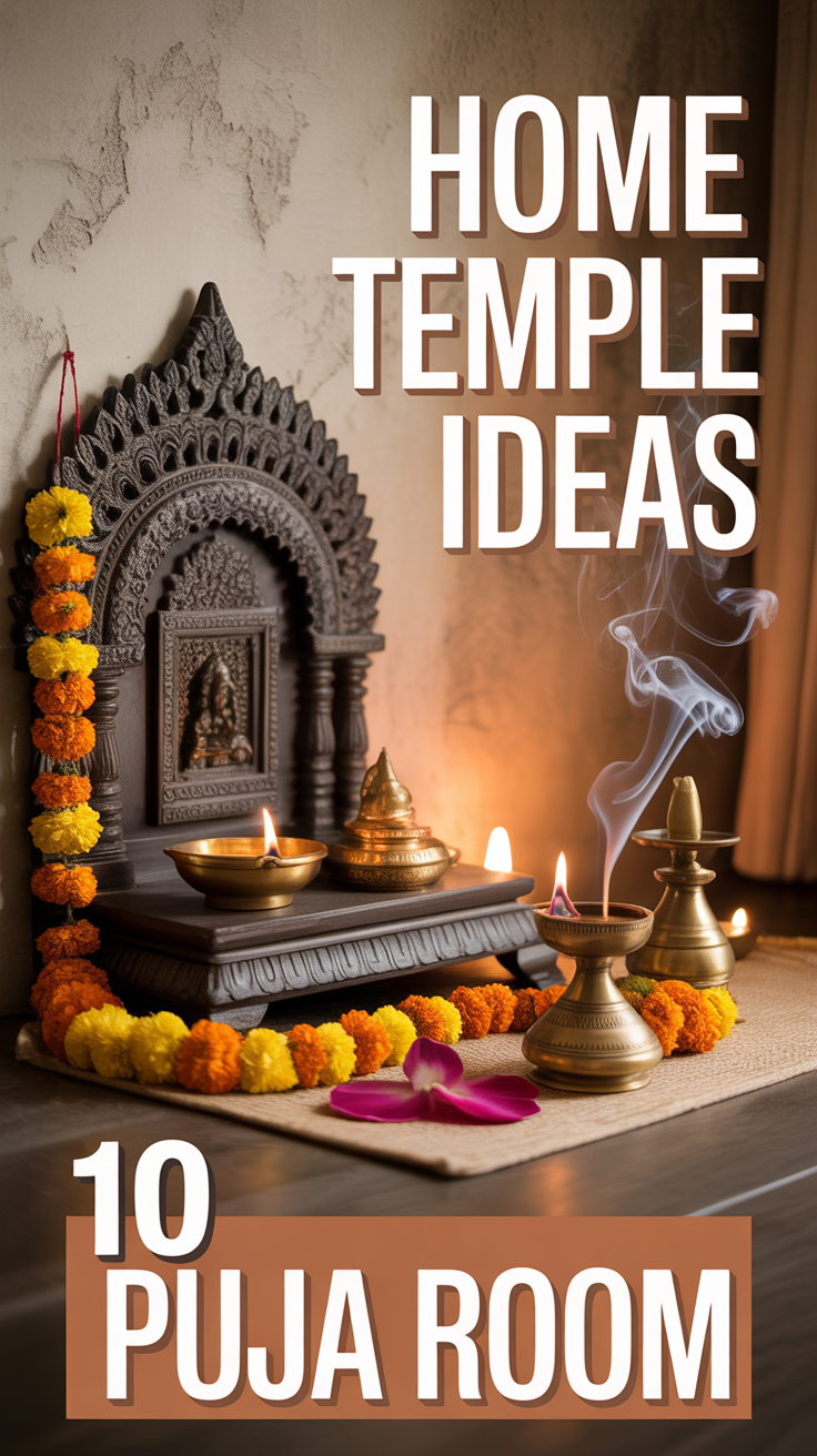 🛕 10 Home Temple Ideas Puja Room