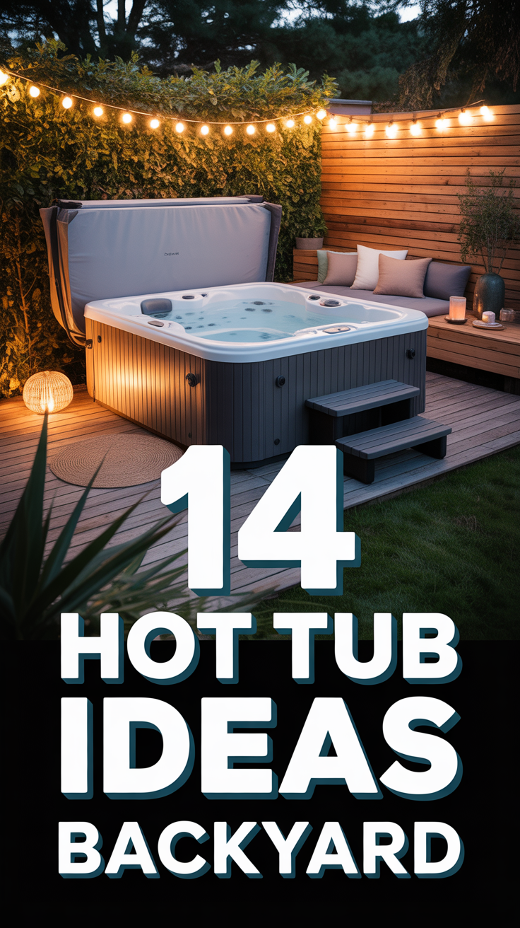 🛁 14 Hot Tub Ideas Backyard
