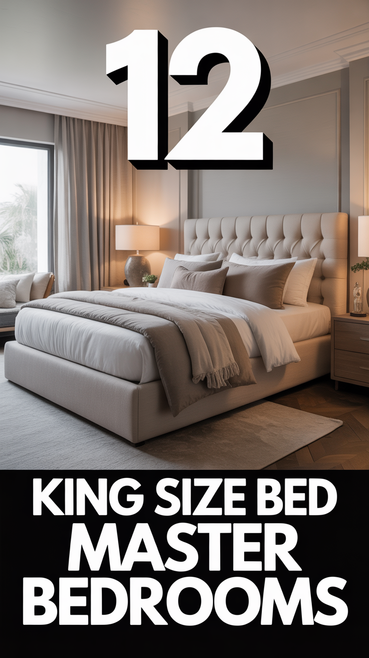🛏️ 12 King Size Bed Master Bedrooms