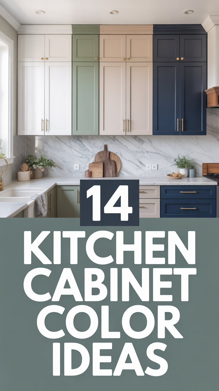 🎨 14 Kitchen Cabinet Color Ideas