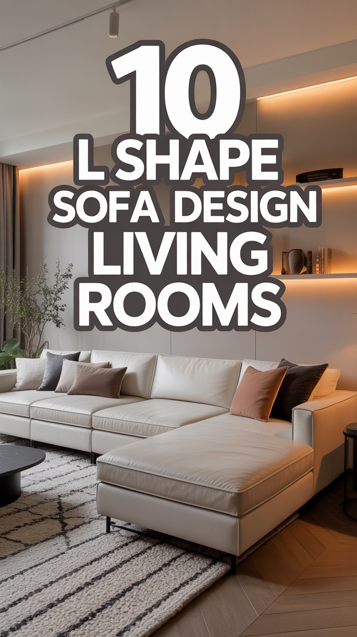 🛋️ 10 L Shape Sofa Design Living Rooms