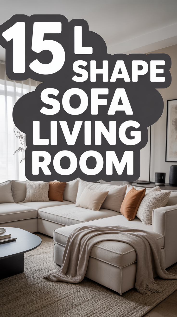 🛋️ 15 L Shape Sofa Living Room