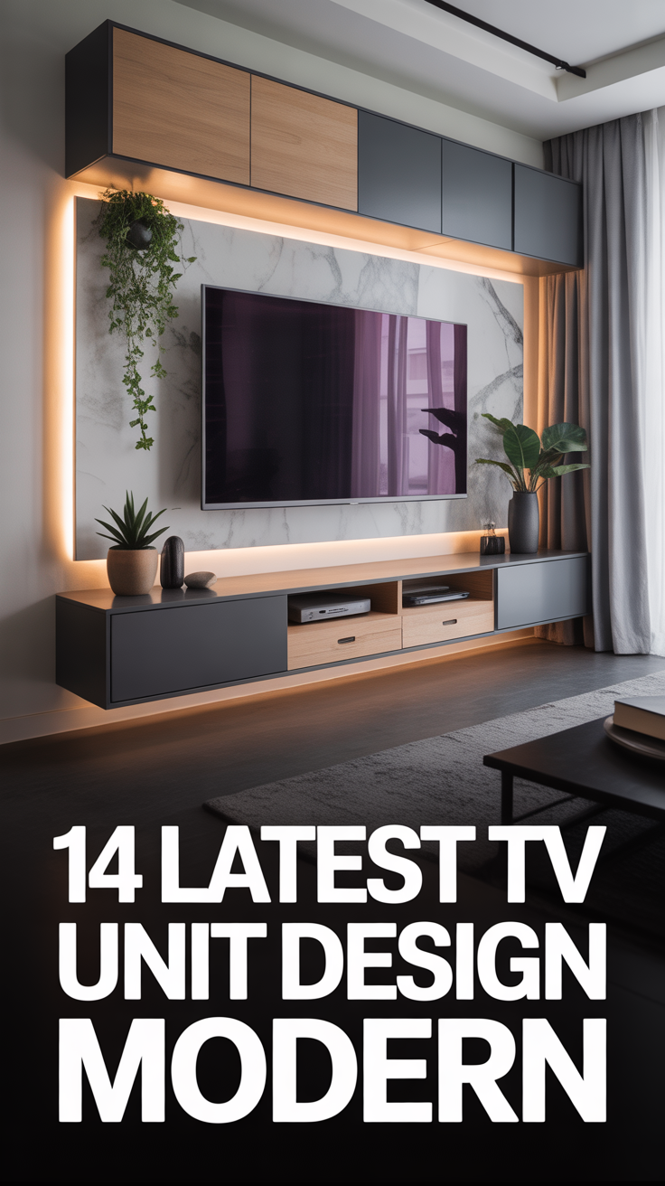 🖥️ 14 Latest Tv Unit Design Modern