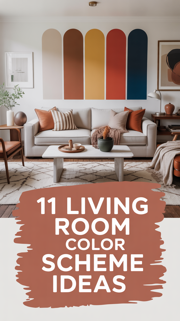 🎨 11 Living Room Color Scheme Ideas