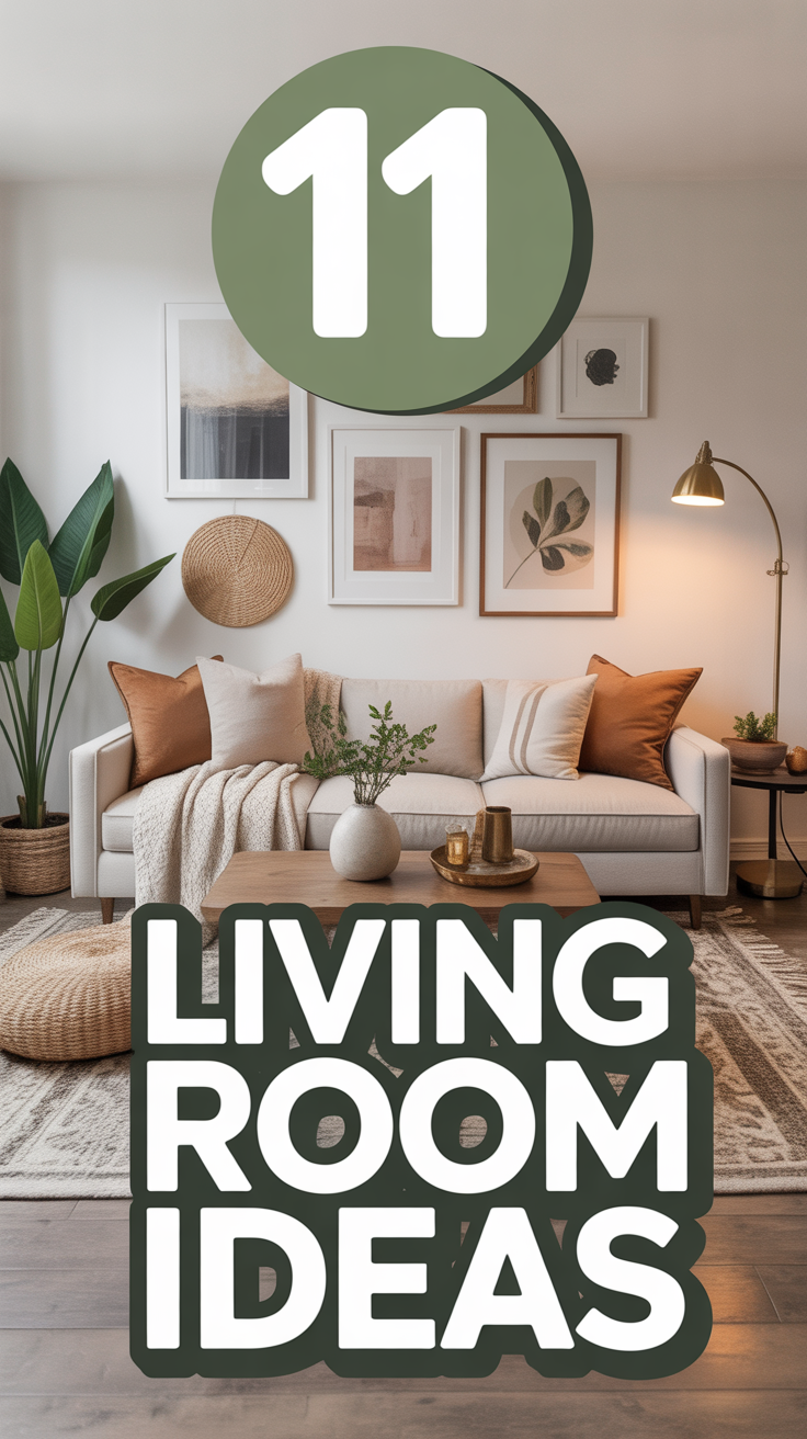 🛋️ 11 Living Room Decor Ideas