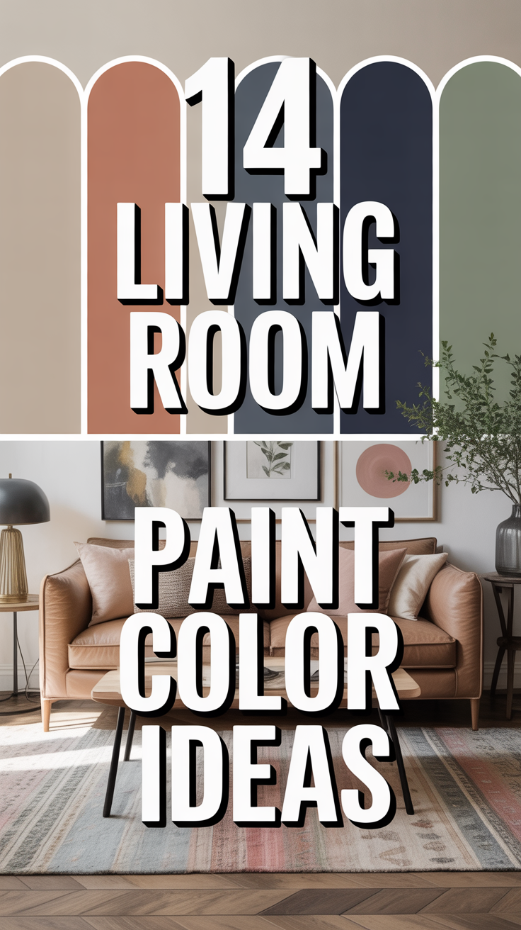 🎨 14 Living Room Paint Color Ideas