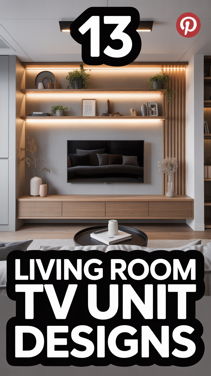 🛋️ 13 Living Room TV Unit Designs