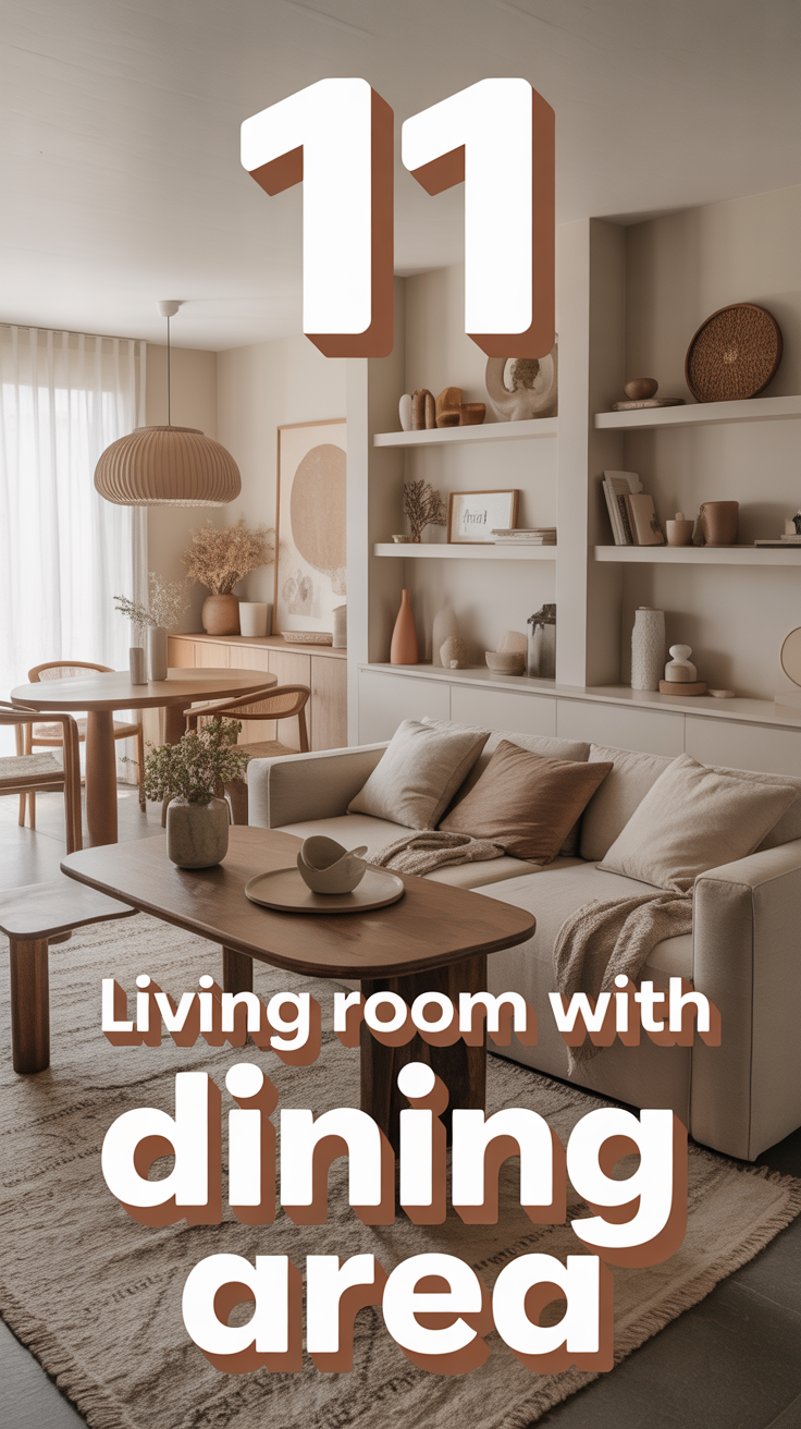 🛋️ 11 Living Room With Dining Area